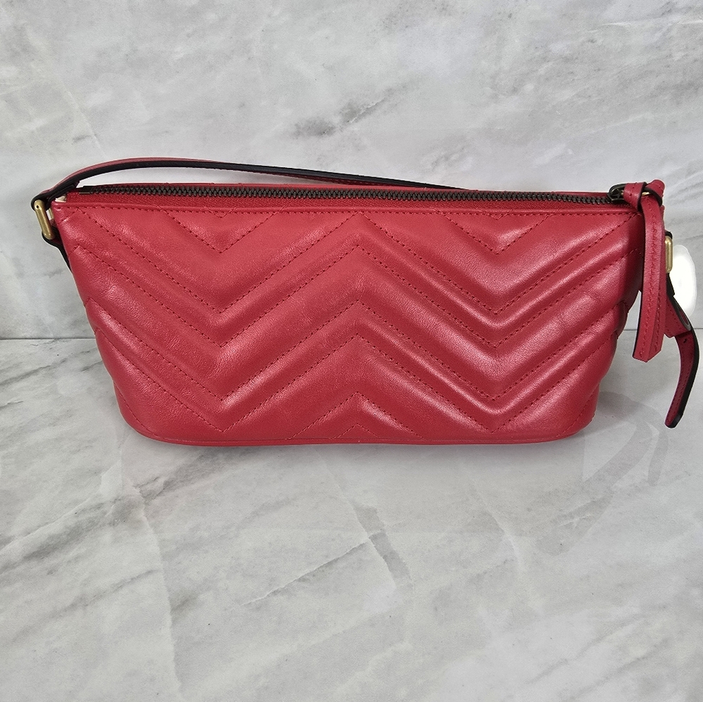 Gucci GG Marmont Red Shoulder Bag - Picture 3 of 9